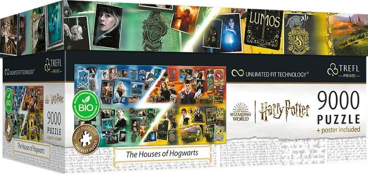 Productafbeelding Trefl Harry Potter - De Huizen van Zweinstein (9000 onderdelen)