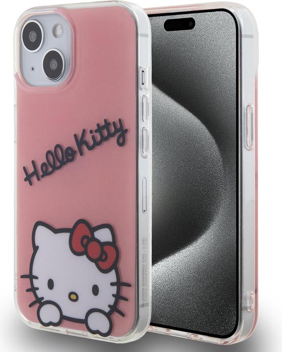 Produktbild Hello Kitty IML Daydreaming Logo Hülle für iPhone 15 - Pink (Apple iPhone 15)