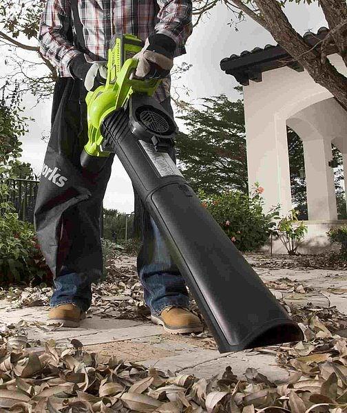 Actual product image Greenworks GD40BV (Rechargeable battery operated, Vacuum cleaners & blowers, Leaf blower, Leaf vacuums)