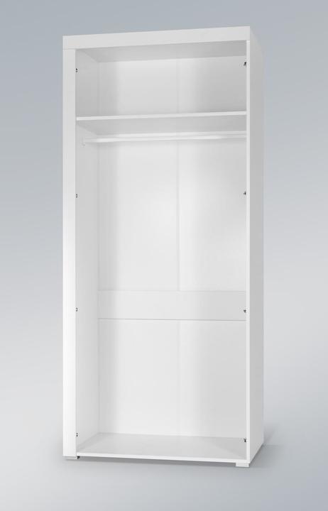 Actual product image Cama SAMBA 1 BI/BI Schlafzimmer-Schrank 1 Regale 2 Tür(en) Garderobe (90 x 55 x 203 cm)