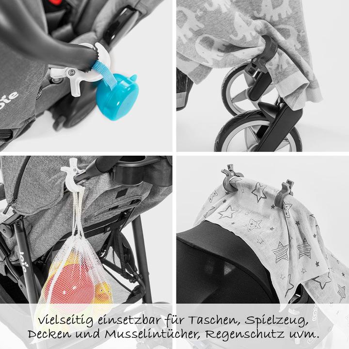 Immagine prodotto Zamboo Kinderwagen-Ersatzteile Kinderwagen-Klammern 6 Stück