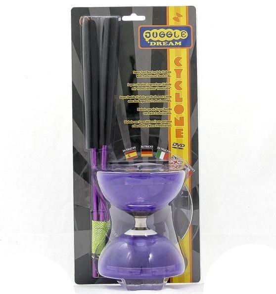 Juggle Dream Diabolo Freilauf Cyclone Quartz Set