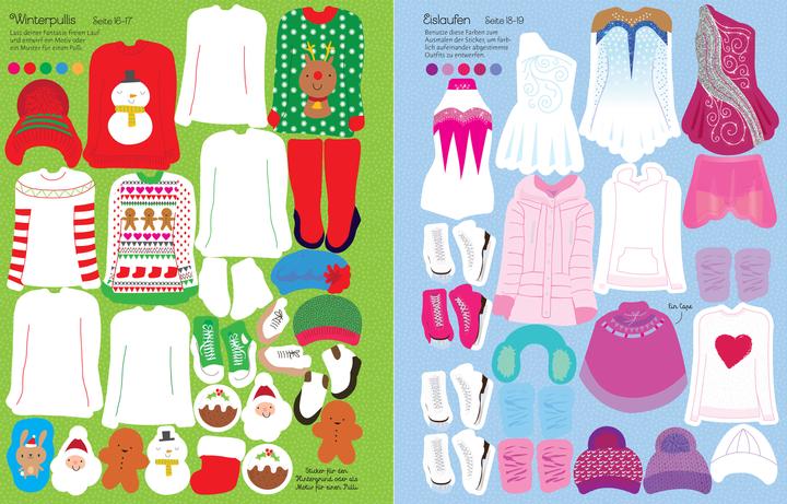 Actual product image My fashion sticker book: Winter collection
