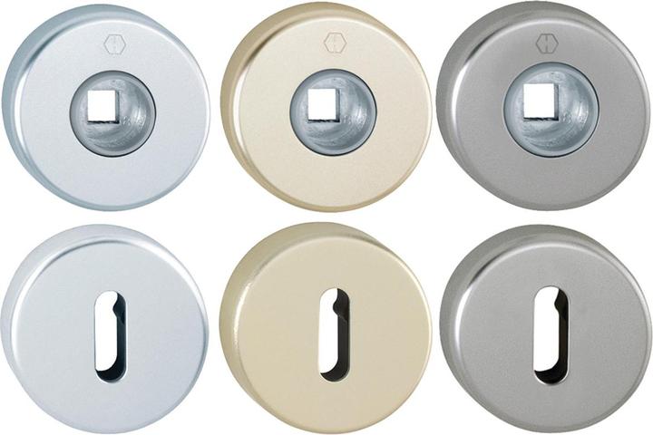 Actual product image Hoppe Handle and key rosettes 42KV/42KVS (Door rosette)