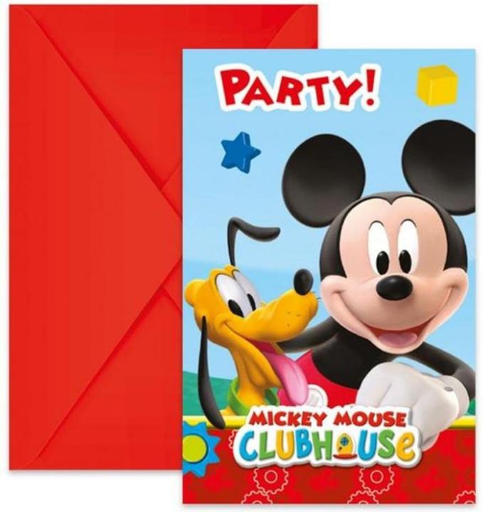 Image du produit Amscan Kits d'invitation Mickey Mouse (6 pcs)