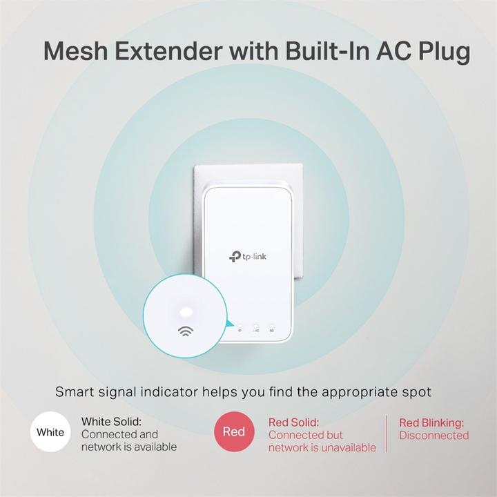 Produktbild TP-Link Deco M3 WLAN Mesh (AC1200) mit Wand-Plug-Extender 2er Set