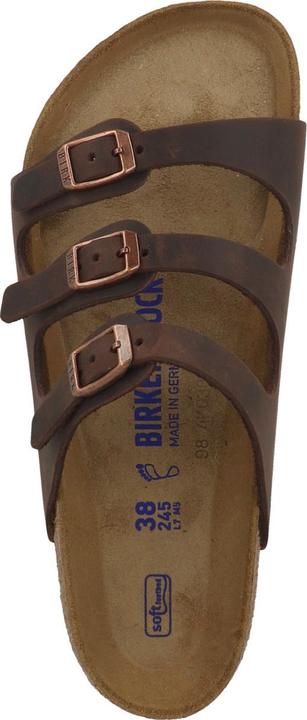 Actual product image Birkenstock Florida SFB oiled nubuck leather soft footbed normal - 66003 (38)