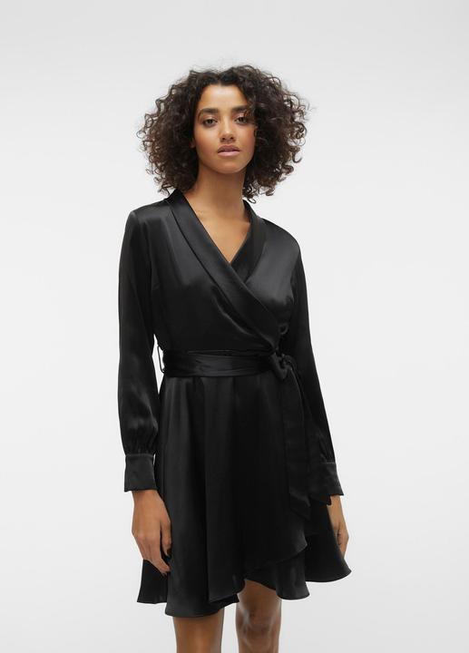 Image du produit Vero Moda Vmbeatrice Ls Shawl Neck Short Dress Vma Robe (XS)