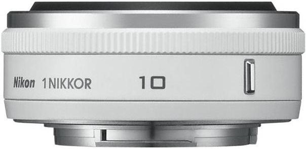 Produktbild Nikon 1 10mm 1:2.8, Lichtstarkes Weitwinkel, Weiss (Nikon 1, Nikon CX)