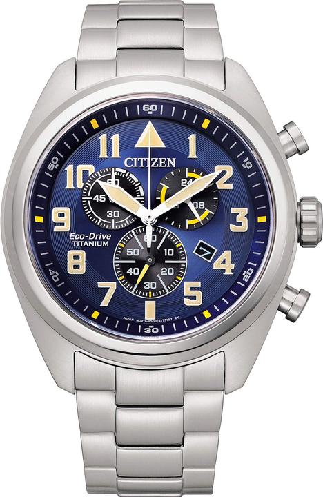Citizen AT2480-81L Eco-Drive Super-Titanium Chronograph 43mm (Chronograph, 43 mm)