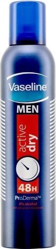Vaseline Men Active Dry 48h - Antiperspirant 250ml (Spray, 250 ml)