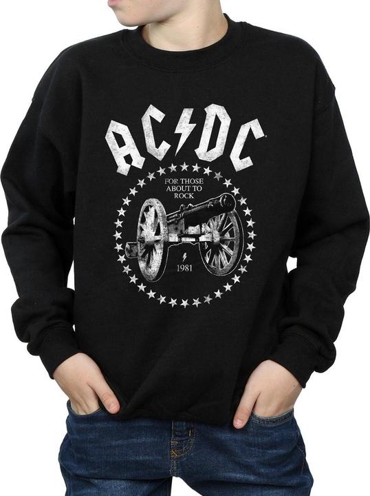 Actual product image AC/DC Boys We Salute You Cannon Sweatshirt (116)
