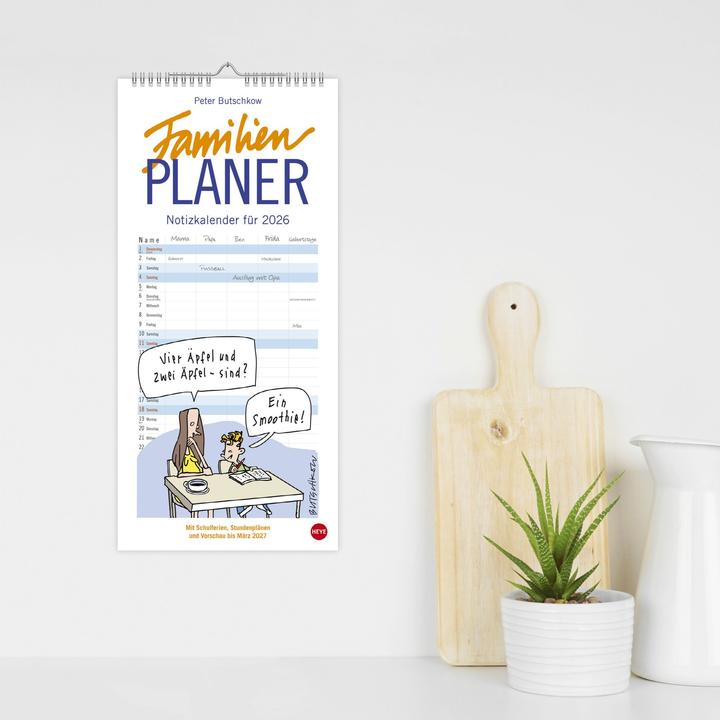 Produktbild Heye Familienplaner (21 x 45 cm, Harter Einband, Deutsch)