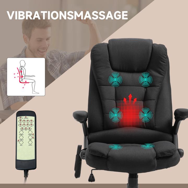 Produktbild Vinsetto Bürostuhl mit Massage- und Wärmefunktion
