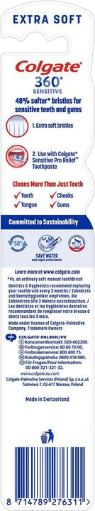 Actual product image Colgate 360° Sensitive (Soft, 1 x)