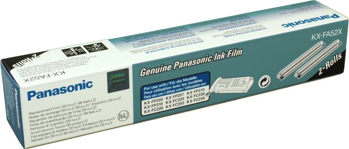 Actual product image Panasonic KX-FA52X Thermal Transfer Roller (2 pcs.)