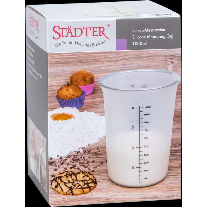 Image du produit Städter Gobelet doseur en silicone 1 L (1000 ml)