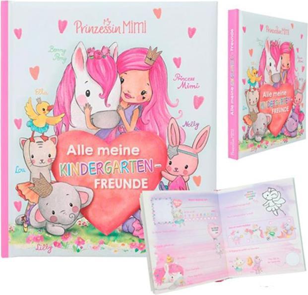 Produktbild Magni Depesche 12075 Princess Mimi-Kindergarten-Freundebuch im Prinzessinnen-Look, mit 96 verzierten Seite