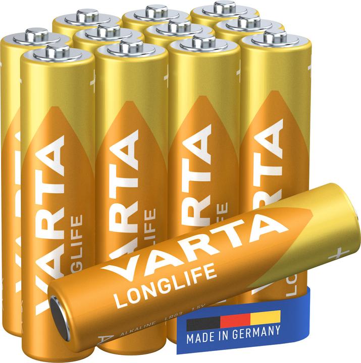 Image du produit Varta Longlife (12 pcs, AAA, 1200 mAh)