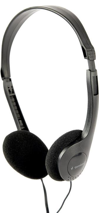 Image du produit Gembird MHP-123 Casque tour d'oreille Noir (Filaire)