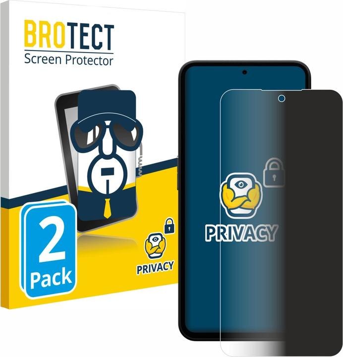 Produktbild BROTECT Sichtschutzfolie Anti-Spy Privacy Folie Blaulicht-Schutz (2 Stück, Nothing CMF Phone 1)