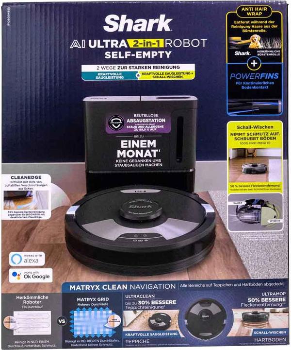 Productafbeelding Shark AI Ultra 2-in-1 robotstofzuiger (Robotstofzuiger)