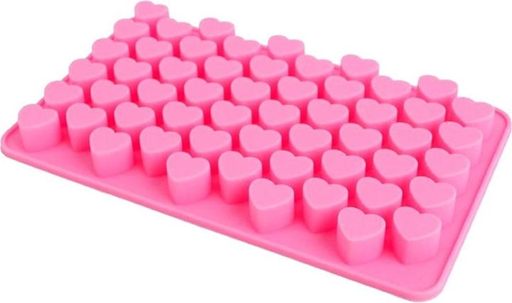 Produktbild König Design Silikon Eiswürfel Form Herz 55 Gitter Schokolade Gummi Bären Schale BPA Frei