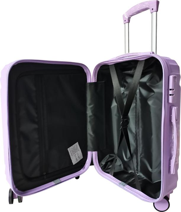 Produktbild NTK-Collection Hartschalenkoffer 4er-Set Mabell Lila (115 l, Handgepäck (bis 50l), M (50 - 90l), L (90 - 115l), XL (ab 115l))