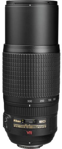 Actual product image Nikon AF-S 70-300mm, f/4.5-5.6G VR (Nikon F, full size)