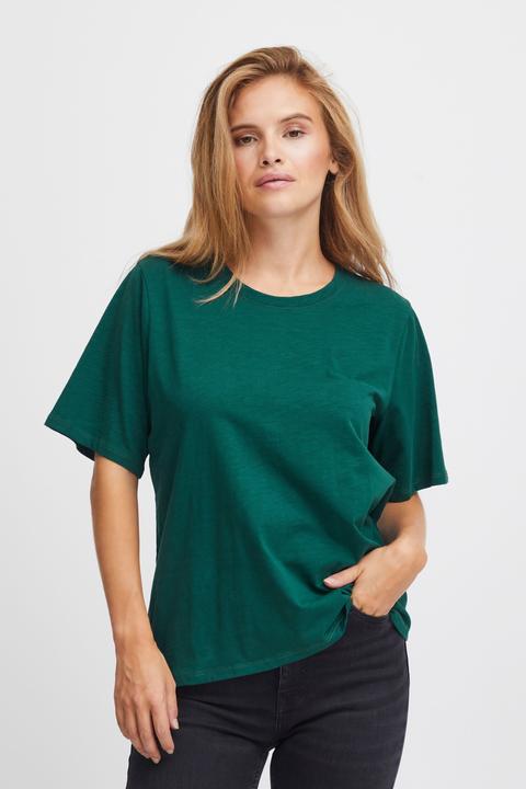 Actual product image Pulz Jeans PZBRIT 0-Neck Tshirt - 50207421 (XS)