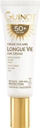 Guinot Longue Vie Sunscreen SPF 50+ 50ml Anti-Aging (Suntan cream, SPF 50+, 50 ml)