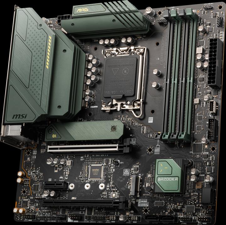 Produktbild MSI MAG B660M BAZOOKA DDR4 (LGA 1700, Intel B660, mATX)