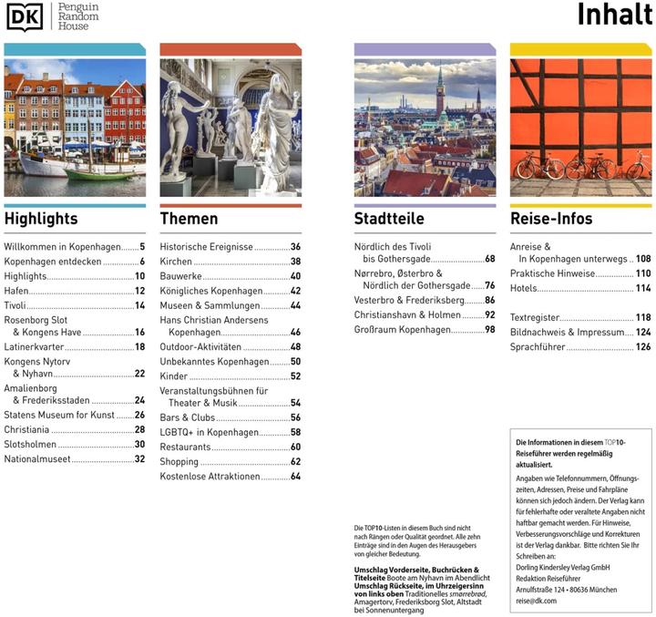 Produktbild TOP10 Reiseführer Kopenhagen (Deutsch, DK Verlag Reise, 2023)