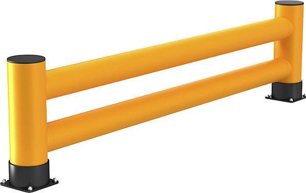 Immagine prodotto Ampere Protezione per scaffalature, doppio respingente, lunghezza 2,50 m, altezza 600