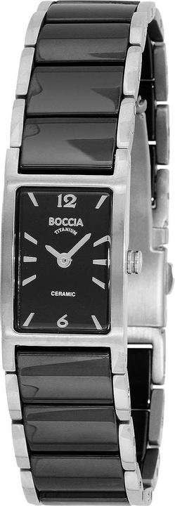 Image du produit Boccia 3201-02 Montre femme céramique titane 19mm 5ATM (Montre analogique, 19 mm)