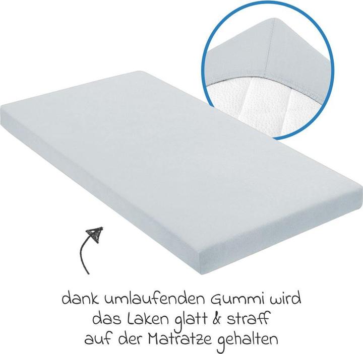 Produktbild Julius Zöllner Fix-Leintuch Jersey Denim 70 x 140 cm (70 x 140 cm)