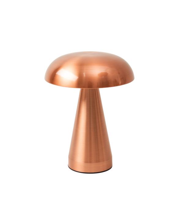 Produktbild Esmée LED Tischlampe in Roségold in moderner Pilzform