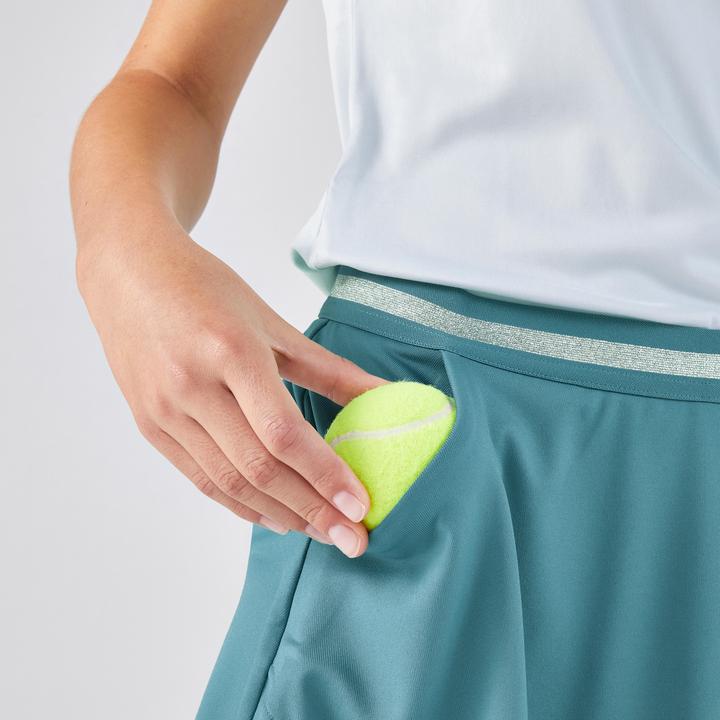 Produktbild Artengo Mädchen Tennisrock - TSK Dry F türkis (6, 7, 8)