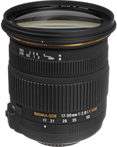 Actual product image Sigma 17-50mm, f/2.8 EX DC OS HSM, Nikon F DX (Nikon F, APS-C / DX)