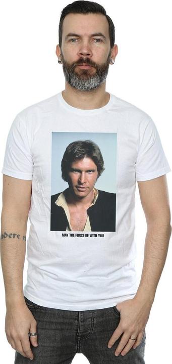 Immagine prodotto Star Wars Han Solo May The Force Maglietta Uomo (S)