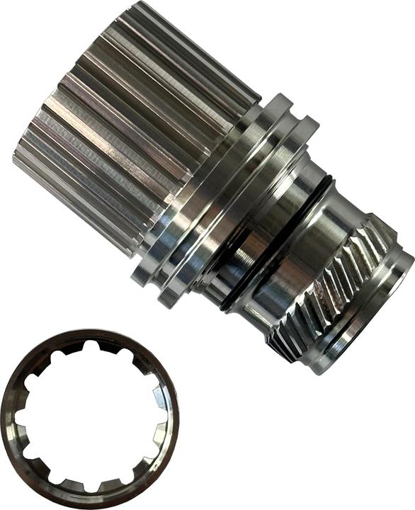 Chris King Freilaufkörper R45, Shimano Microspline ohne Lager, Aluminium, silver