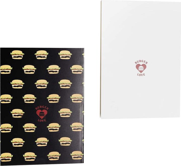 Image du produit Mister Tee Burger Love Exercise Book 2-Pack (lot de 2, Taille unique)