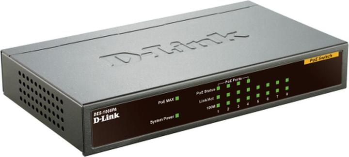 Produktbild D-Link 8-PORT LAYER2 POE (8 Ports)