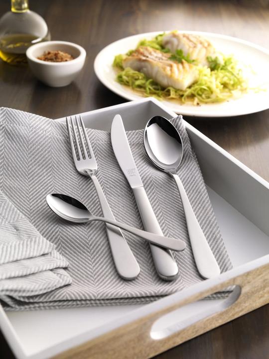 Image du produit Zwilling Couverts GREENWICH partiellement maté 68 pièces - carton de couverts durable (68 pièce(s), Set de couverts)
