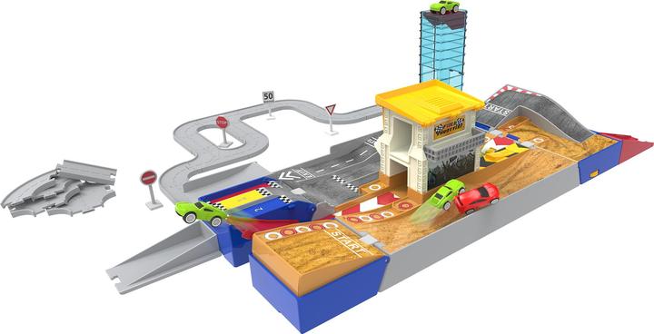 Actual product image Driven by Battat Driven - Pocket 2-in-1 Race Track/Car Workshop