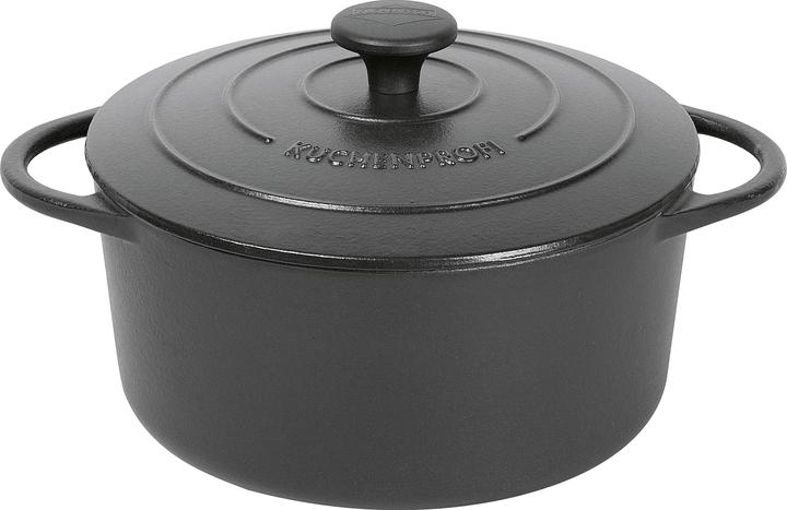 Küchenprofi Provence (24 cm, Bräter + Schmortopf, Gusseisen)