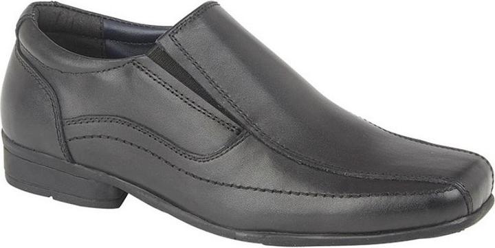Roamers SchulUniformSchuhe Twin Gusset Leder