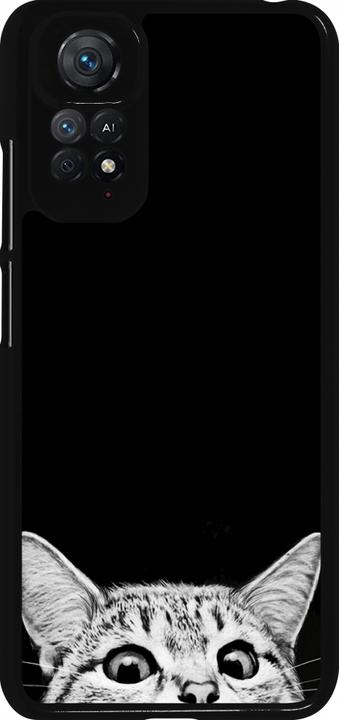 Immagine prodotto PhoneLook Copertina Gatto che guarda in alto nero (Xiaomi Redmi Note 11)