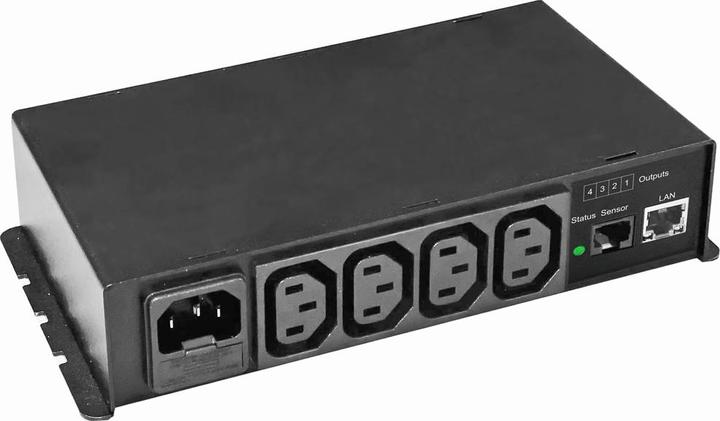 Actual product image Gude 1141-1 4-way switched PDU with measurement and monitoring