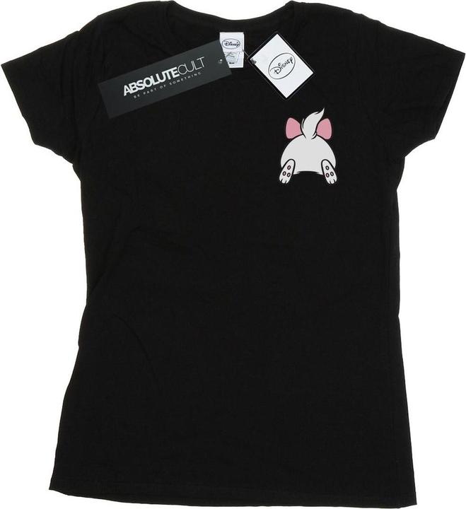 Immagine prodotto Disney Aristocats Marie Backside Breast Print Maglietta Donna (S)